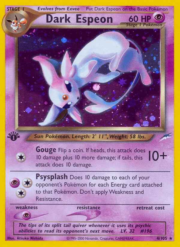 Dark Espeon (4/105) [Neo Destiny 1st Edition]