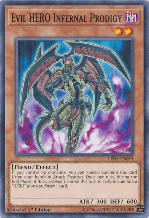 Evil Hero Infernal Prodigy [LED5-EN019] Common
