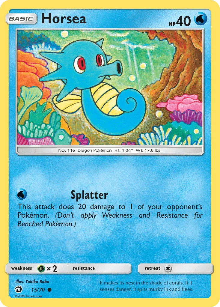 Horsea (15/70) [Sun & Moon: Dragon Majesty]