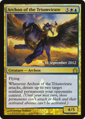 Archon of the Triumvirate (PRE-142★) - Return to Ravnica Promos Foil