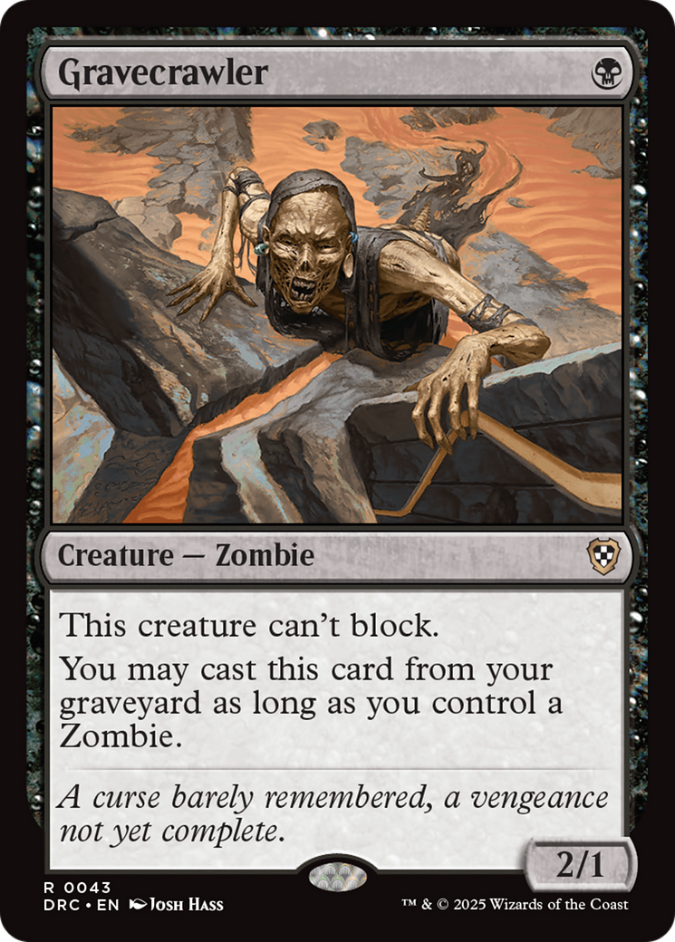 Gravecrawler (DRC-043) - Commander: Aetherdrift