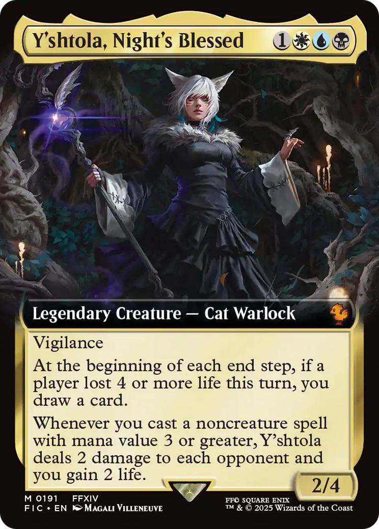 Y'shtola, Night's Blessed (Extended Art) (FIC-191) - Commander: FINAL FANTASY: (Extended Art)
