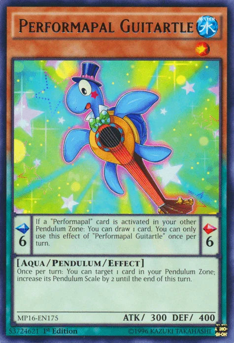 Performapal Guitartle [MP16-EN175] Rare