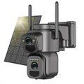 Solar WiFi Security Camera – 360° View, 10x Zoom, Night Vision & Motion Detection