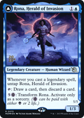 Rona, Herald of Invasion // Rona, Tolarian Obliterator (PRE-75S) - March of the Machine Promos Foil