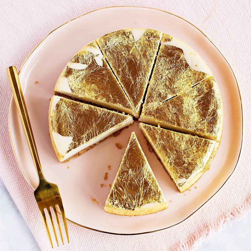 10-Piece: 4.33cm Edible Gold Leaf Sheets