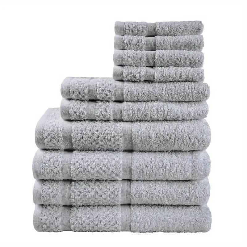 10-Piece: Towel Set with Upgraded Softness & Durability