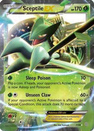 Sceptile EX 007/98 - XY  Ancient Origins Holofoil