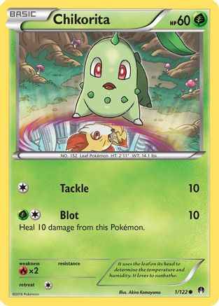 Chikorita 001/122 - XY  BREAKpoint