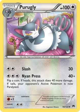Purugly 094/122 - XY  BREAKpoint