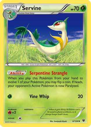 Servine 006/124 - XY  Fates Collide