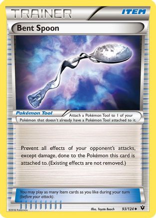 Bent Spoon 093/124 - XY  Fates Collide