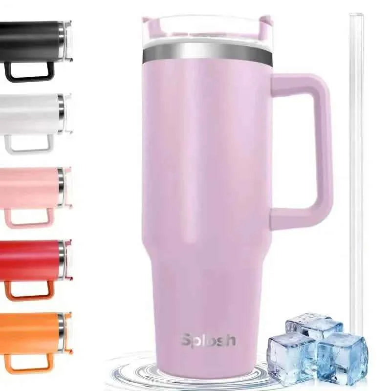 Multi-Color Travel Tumbler with Spill-Proof Lid - 1180ml/40oz