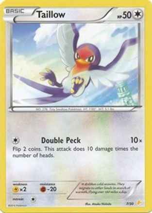 Taillow 007 - XY Trainer Kit Pikachu Libre & Suicune