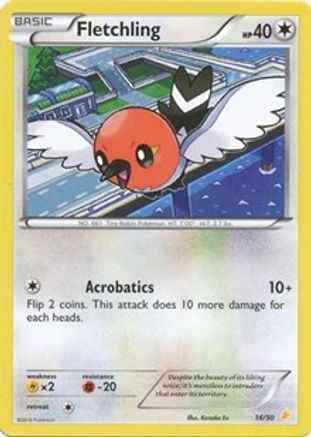 Fletchling 016 - XY Trainer Kit Pikachu Libre & Suicune