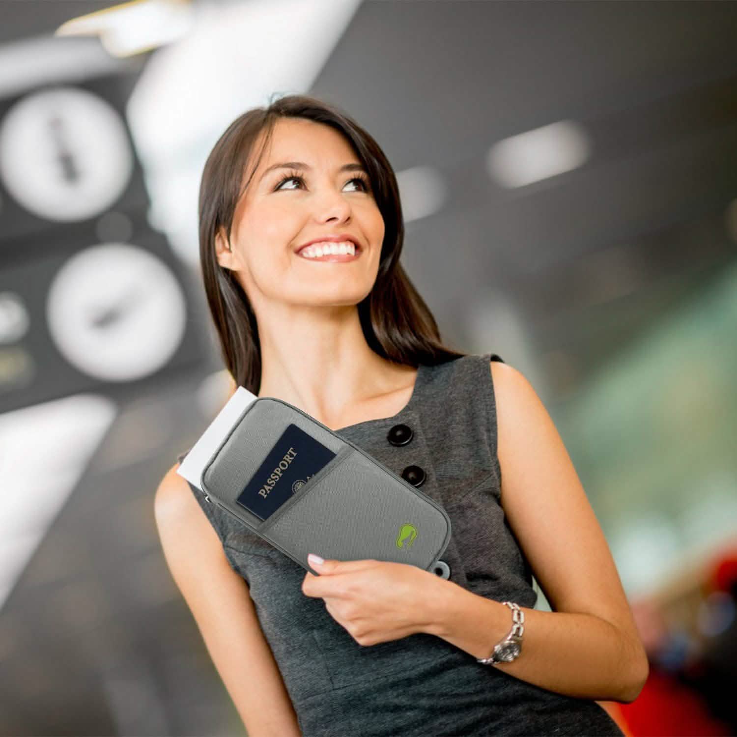 12 Pocket Travel Passport Wallet