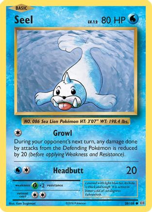 Seel 028/108 - XY  Evolutions