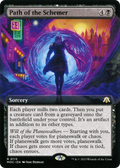 Path of the Schemer (MOC-115) - March of the Machine Commander: (Extended Art) Foil