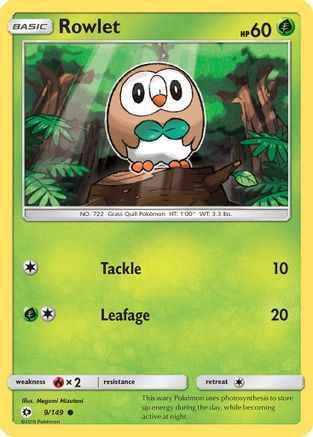 Rowlet 009/149 - SM Base Set