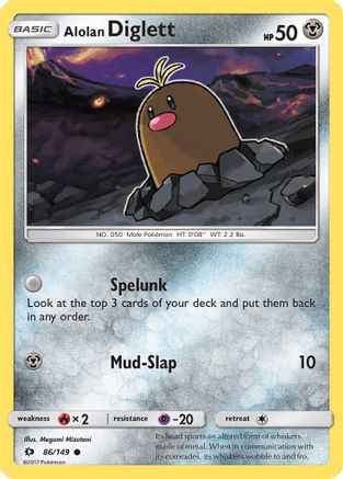 Alolan Diglett 086/149 - SM Base Set