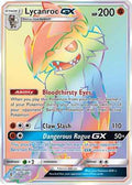 Lycanroc GX (Secret) 156/145 - SM  Guardians Rising Holofoil