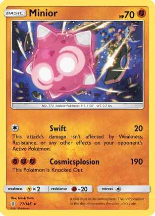 Minior 077/145 - SM  Guardians Rising Holofoil