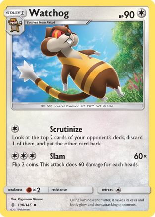 Watchog 108/145 - SM  Guardians Rising