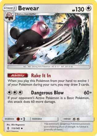 Bewear 113/145 - SM  Guardians Rising