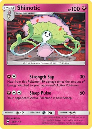 Shiinotic 098/147 - SM  Burning Shadows