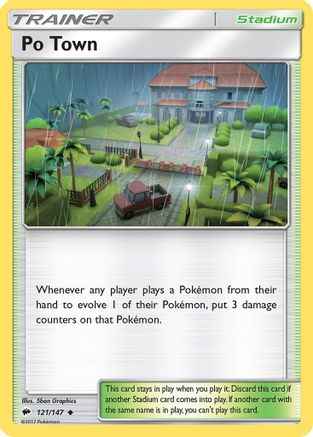 Po Town 121/147 - SM  Burning Shadows