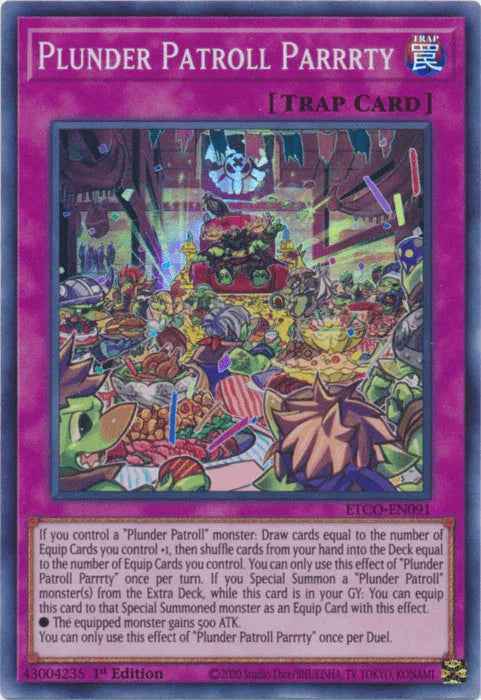 Plunder Patroll Parrrty [ETCO-EN091] Super Rare