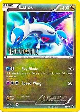 Latios (Dragon Vault) 010/20 - Blister Exclusives Holofoil