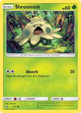 Shroomish 004/73 - Shining Legends Reverse Holofoil
