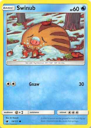 Swinub 019/111 - SM  Crimson Invasion