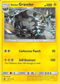 Alolan Graveler 033/111 - SM  Crimson Invasion Reverse Holofoil