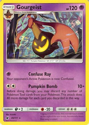 Gourgeist 045/111 - SM  Crimson Invasion
