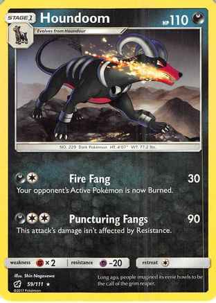 Houndoom 059/111 - SM  Crimson Invasion