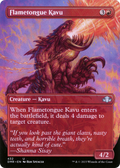 Flametongue Kavu (Borderless) (DMR-432) - Dominaria Remastered (Borderless)