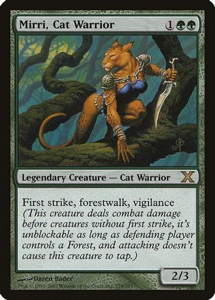 Mirri, Cat Warrior (10E-279) - 10th Edition Foil