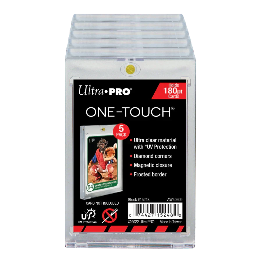180PT UV ONE-TOUCH® Magnetic Card Holder (5 Pack)