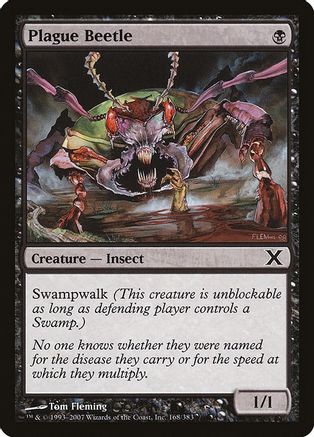 Plague Beetle (10E-168) - 10th Edition Foil
