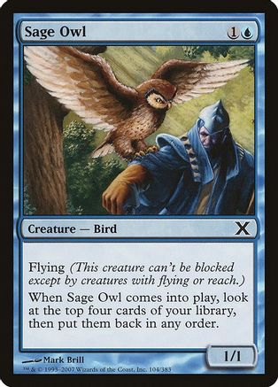 Sage Owl (10E-104) - 10th Edition