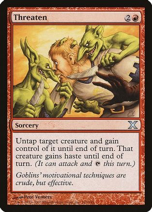 Threaten (10E-242) - 10th Edition Foil