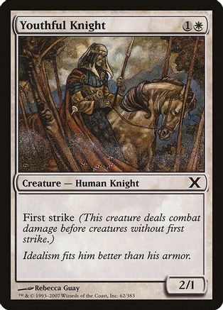 Youthful Knight (10E-062) - 10th Edition Foil