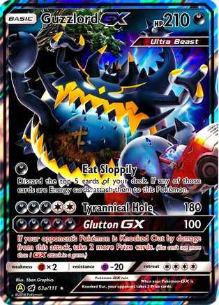 Guzzlord GX 63a/111 - Alternate Art Promos Holofoil