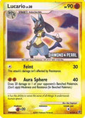 Lucario [Diamond & Pearl] 006/130 - Burger King Promos Reverse Holofoil