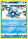 Alolan Sandshrew 028/156 - SM  Ultra Prism
