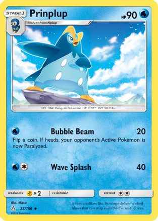 Prinplup 033/156 - SM  Ultra Prism