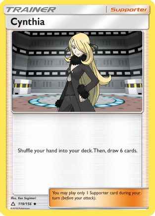 Cynthia 119/156 - SM  Ultra Prism Reverse Holofoil
