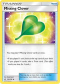 Missing Clover 129/156 - SM  Ultra Prism Reverse Holofoil